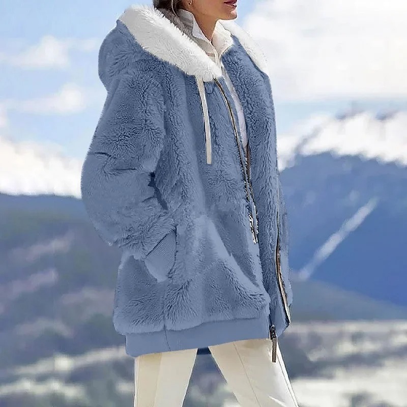 Fleece Hoodie Lined - 2025 Winter Warm Dames Jassen Pluche