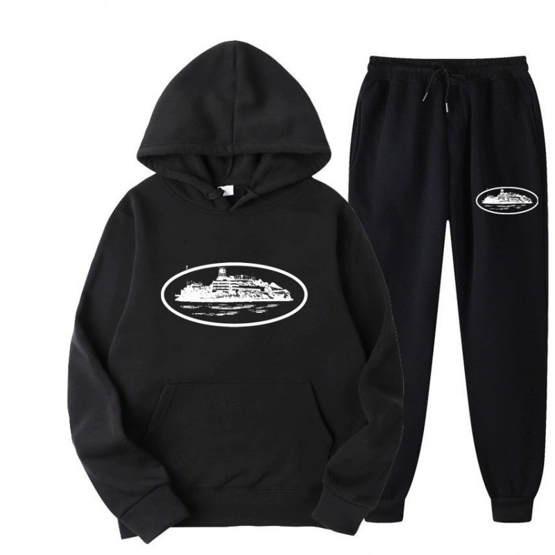 Fleece Hoodie Lined - NICE Loszittende unisex sweatshirt met fleecevoering