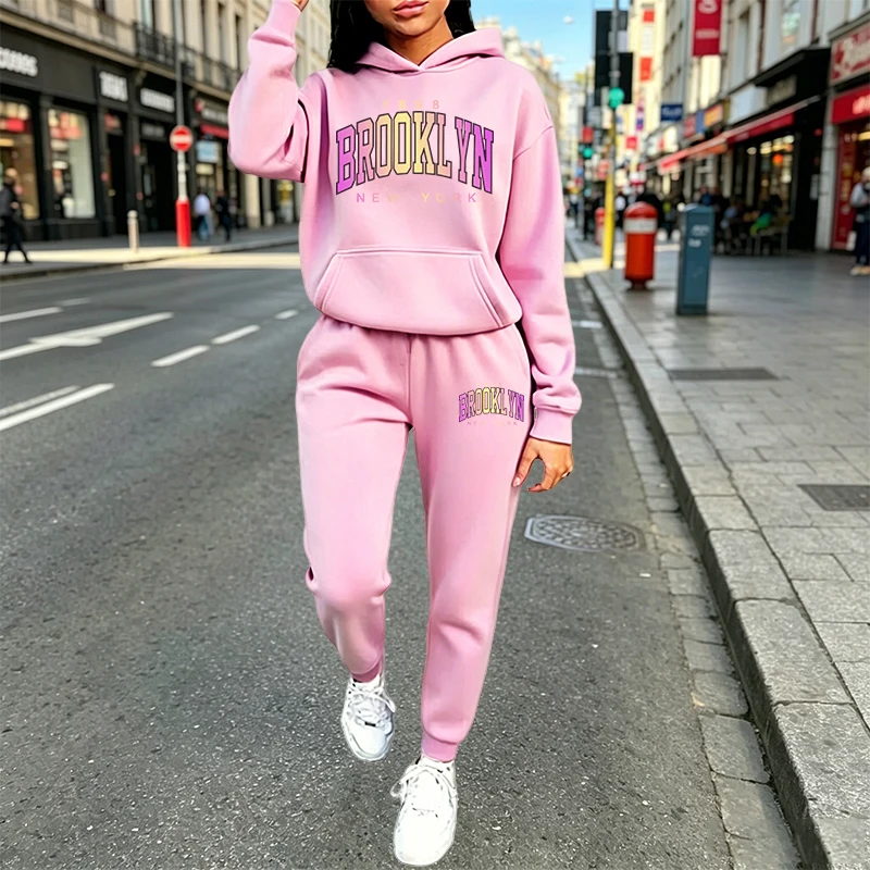 Winter Clothing Pants - Casual damesoutfits, sweatshirt met capuchon en