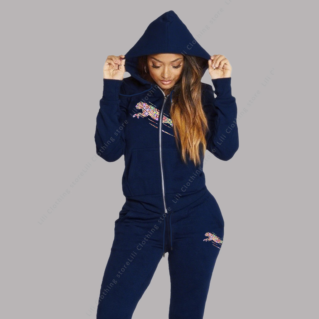 Fleece Hoodie Lined - Dames trainingspak Esthetische hoodies Sweatshirts Joggingbroek