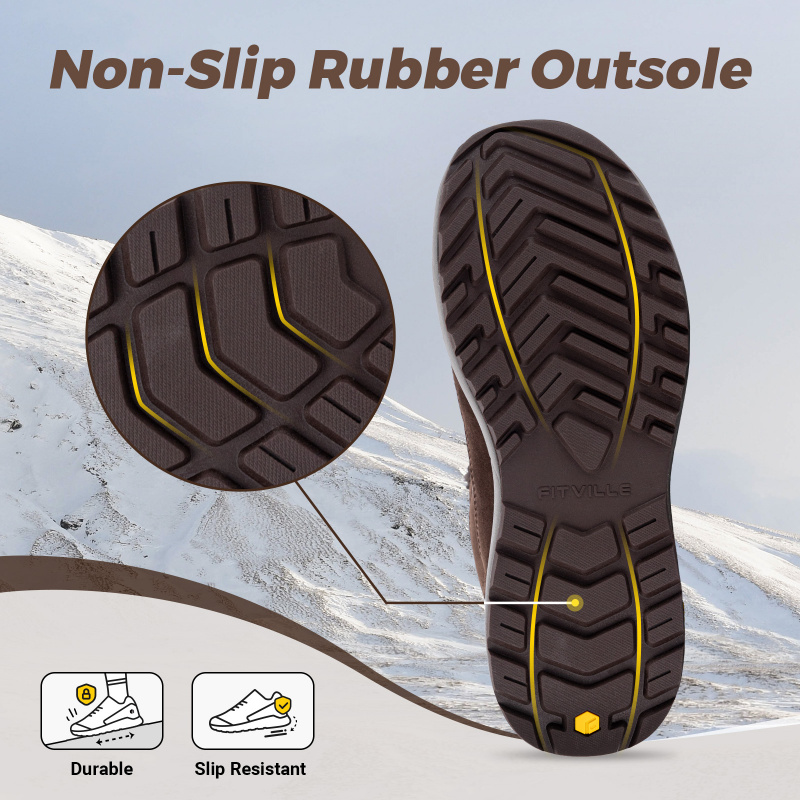 FitVille Heren Winterlaarzen,  - Snow Boot Fur Lined recensie en prijs
