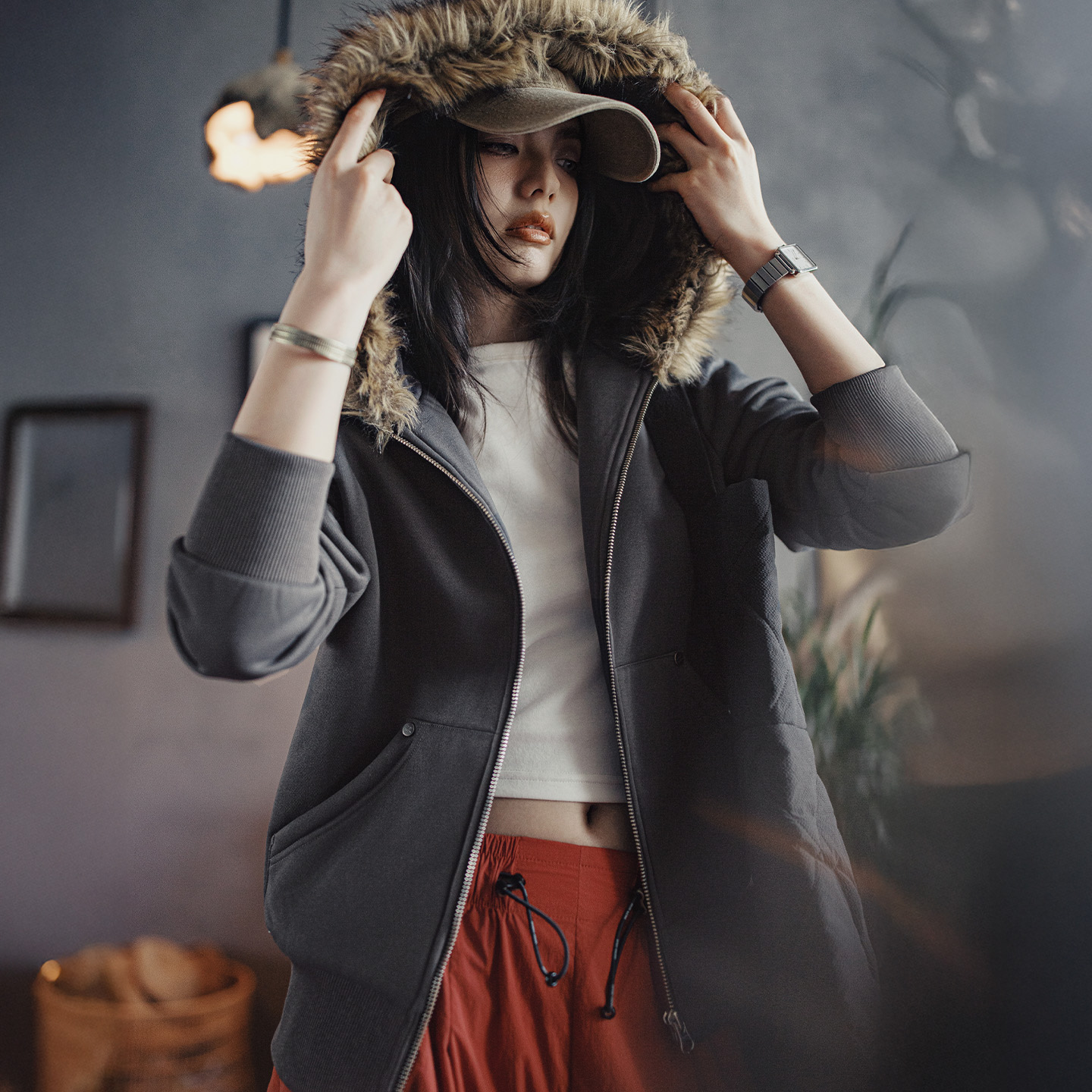 Maden Dames Fleece Gevoerde Zi - Fleece Hoodie Lined recensie en prijs
