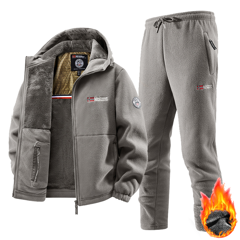 Nieuwe winter sportkledingset  - Fleece Hoodie Lined recensie en prijs