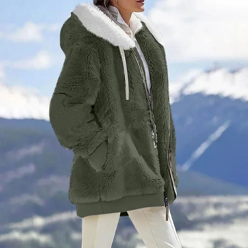 2025 Winter Warm Dames Jassen  - Fleece Hoodie Lined recensie en prijs