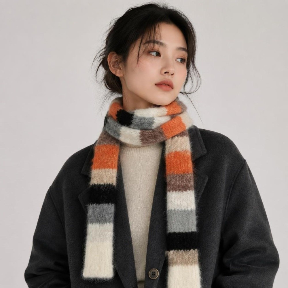 Y2K-stijl gestreepte gebreide  - Winter Clothing Looks recensie en prijs