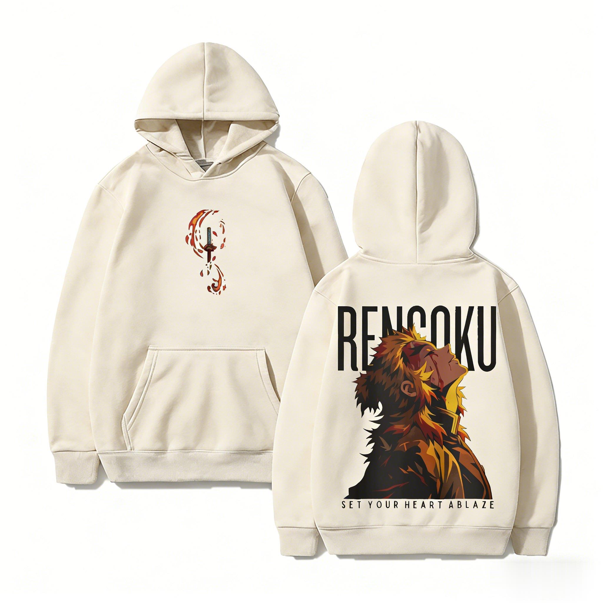 Demon Slayer Rengoku Hoodie An - Winter Clothing Japan recensie en prijs