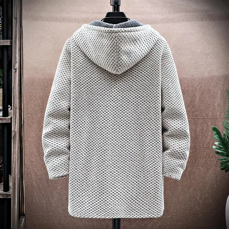 Heren Vest Kasjmier Lange Jas  - Fleece Hoodie Lined recensie en prijs