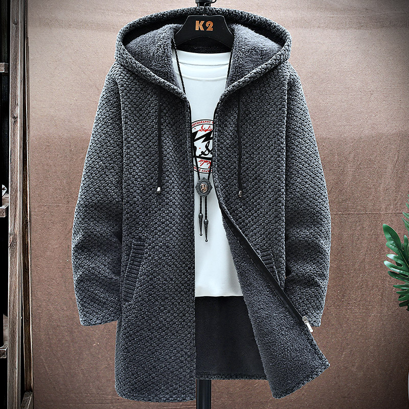Heren Vest Kasjmier Lange Jas  - Fleece Hoodie Lined recensie en prijs